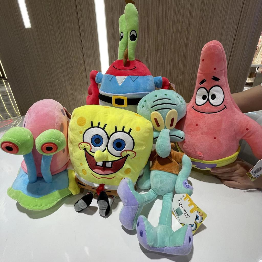 25-30Cm Spongebob Patrick Star Kawaii Cartoon Animal Plush Toy Stuffed Doll Cartoon toysSoft Kids Toys Birthday Gift