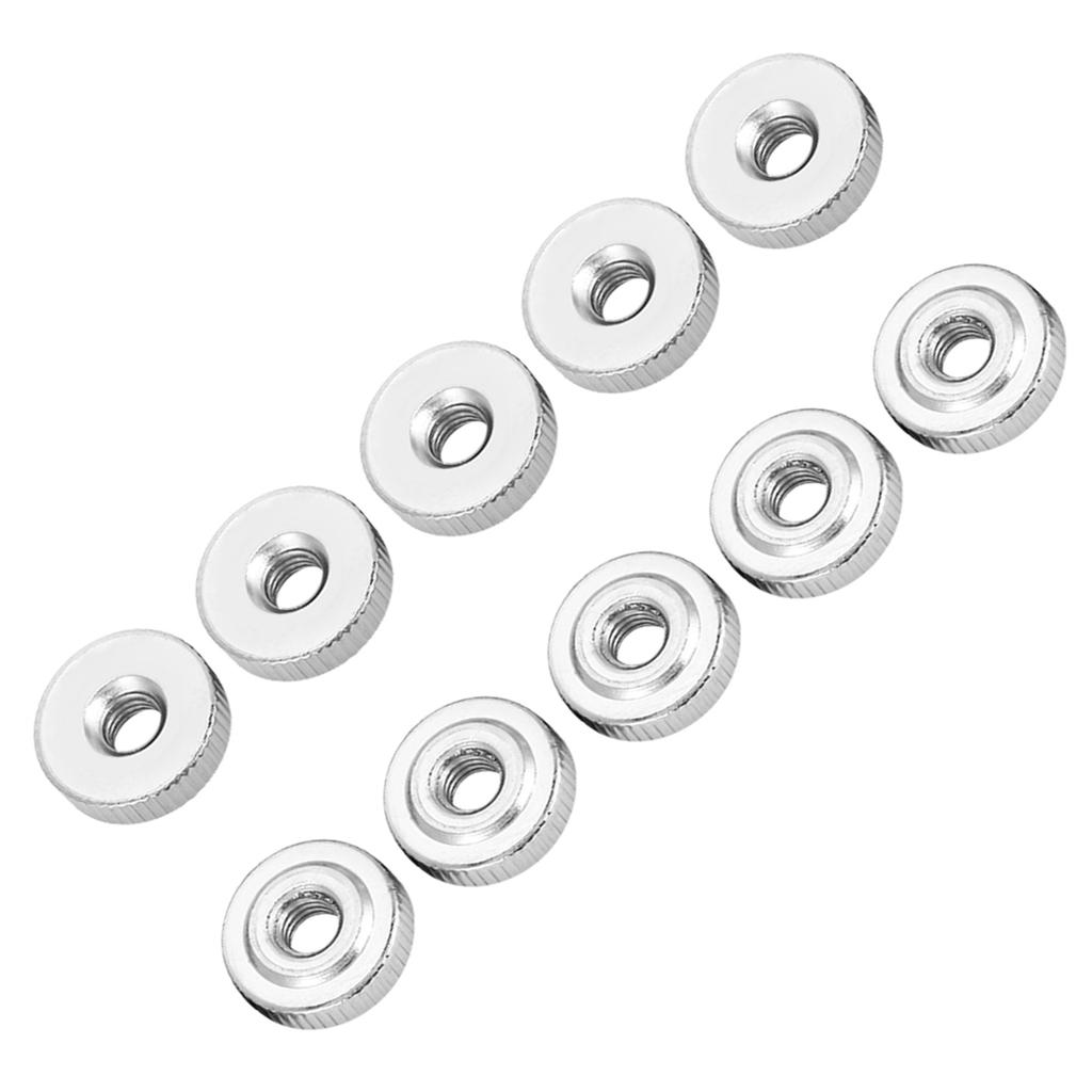 10Pcs GB807 M4 M5 M6 M8 M10 Handle Nut Knurled Thumb Nuts(M3)