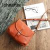 Retro Genuine Leather Women Small Bag Simple Leisure Natural Cowhide Female Shoulder & Crossbody Bags