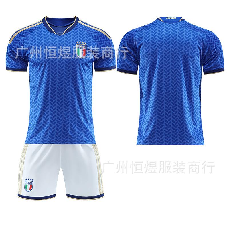 A2026 World Cup Italy home football jersey set 18 Varela 14 Chiesa 3 Di Marco jersey 22