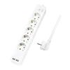 Power Strip Block - Logilink - Lps249u - 5 CEE 7/3 Sockets - 2 USB Ports - 1.5 M White