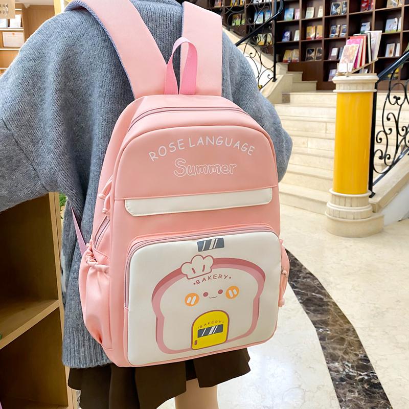 Dreiteiliges Rucksack-Set Studenten-Schultasche Jungen Mädchen Rucksack mit großem Fassungsvermögen Cartoon Kinderrucksack