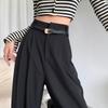 Spring 2026 Women's High Waist Wide Leg Straight Suit Pants