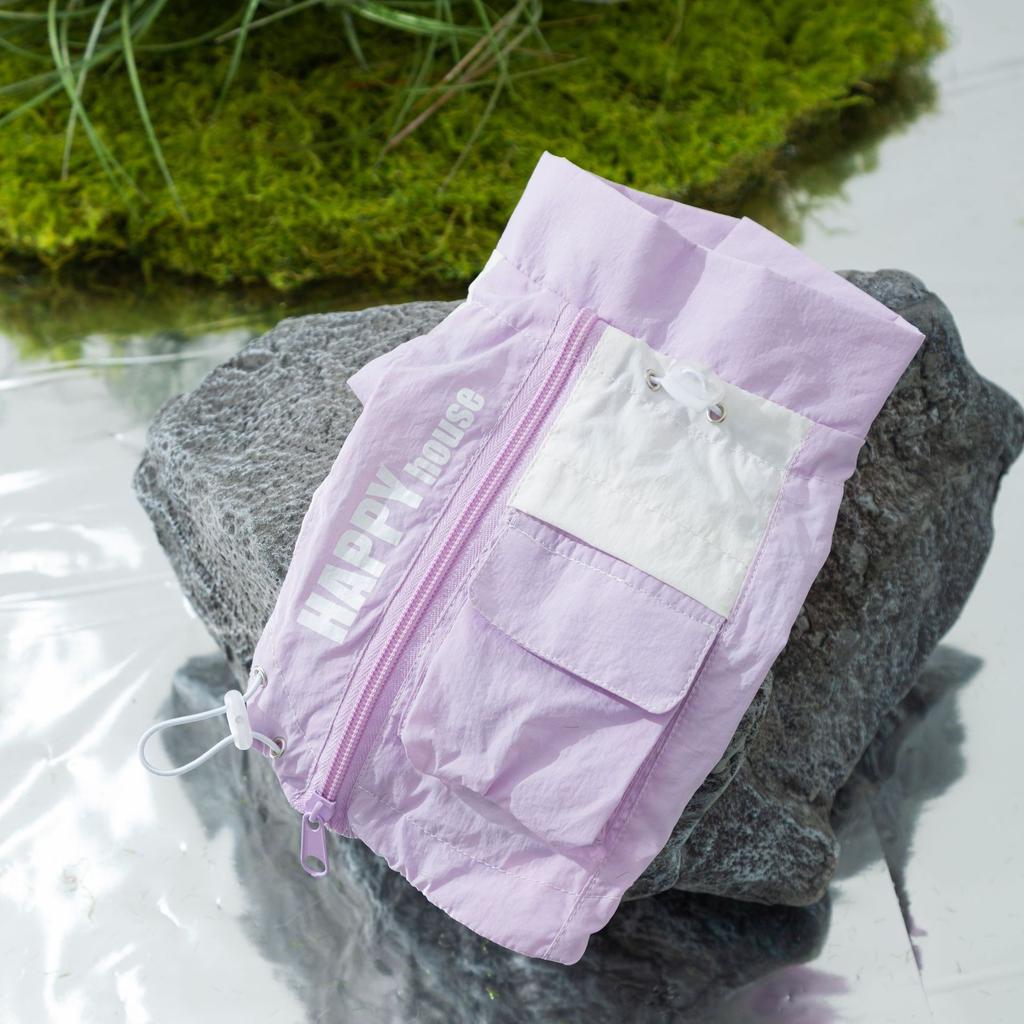 Big dog clothes simple purple summer thin large dog cool clothes golden hair sunscreen two feet jacket dog clothes