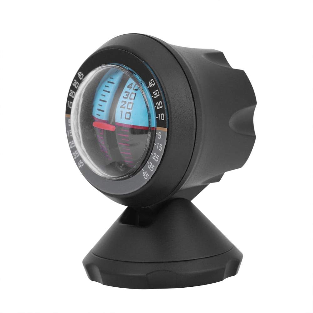 Duokon Car Inclinometer, 100% Black Car Compass Inclinometer Digital Inclinometer Car Digital Inclinometer Car Measuring Instrument