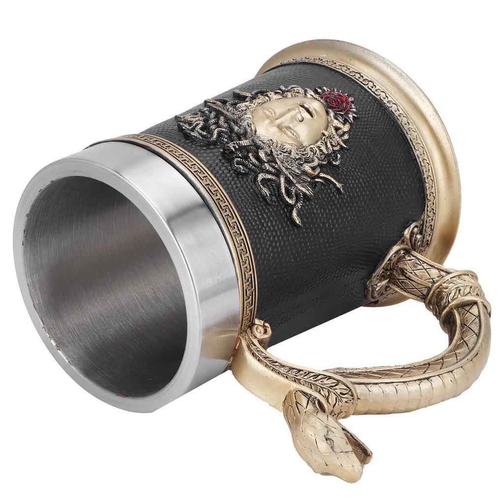 Water Cup Innovative Stainless Steel Beer Whiskey Mug for Home Office Halloween Party