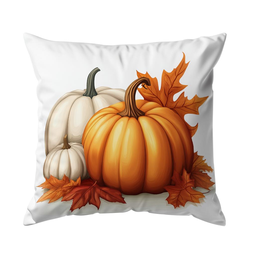 Autumn Decoration Cushion Pillowcase Printed Polyester 45X45Cm Throw Pillowcover Decorative Sofa Cushion Pillowslip Home Decor