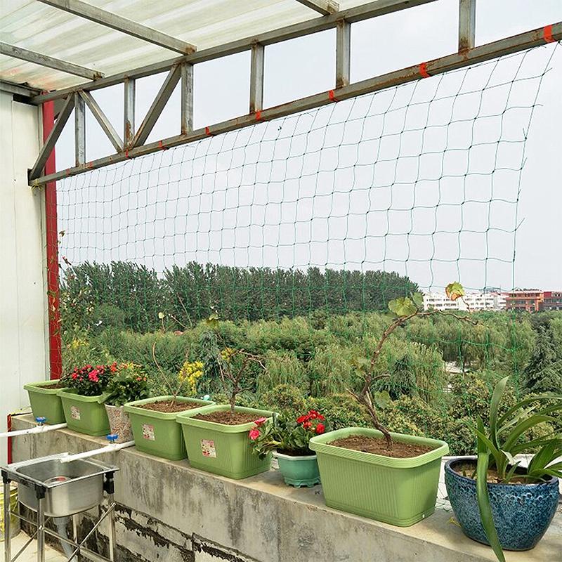 Green Trellis Netting for Climbing Plants Heavy Duty Garden Trellis Netting Plant Support Garden Net for Cucumber Fruits Plants