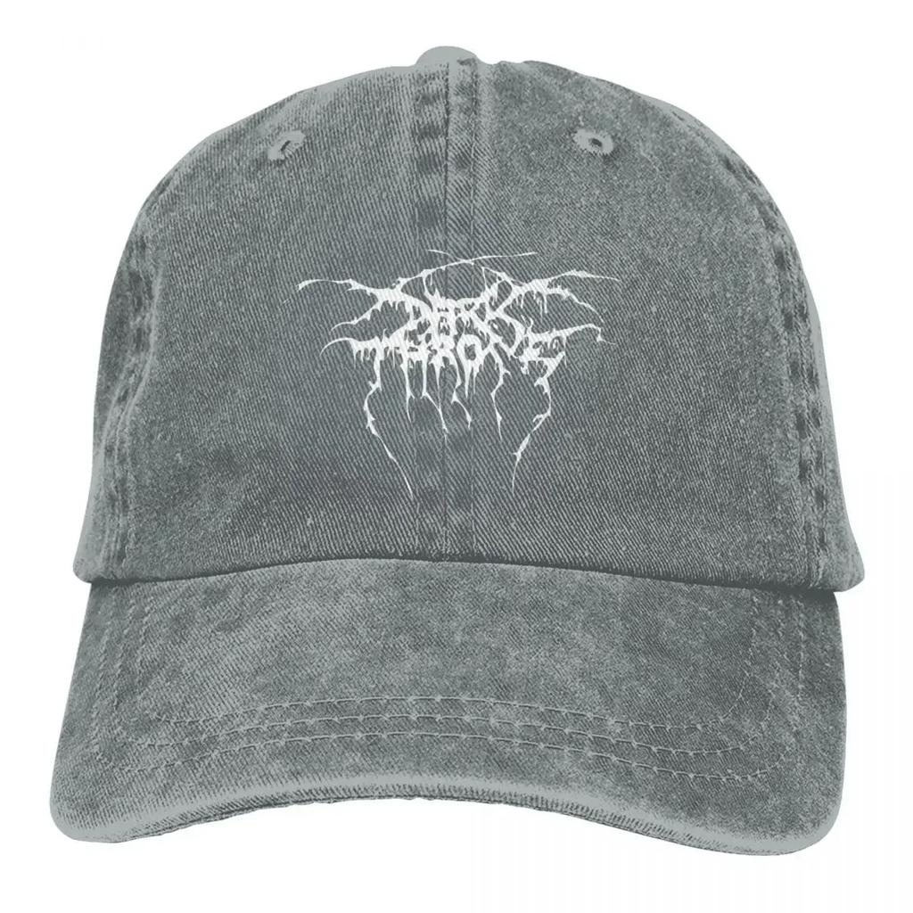 Darkthrone True Norwegian Baseball Cap Black Metal Outdoor Gym Sun Visor Washed Hip Hop Hats Male Vintage Design Baseball Caps