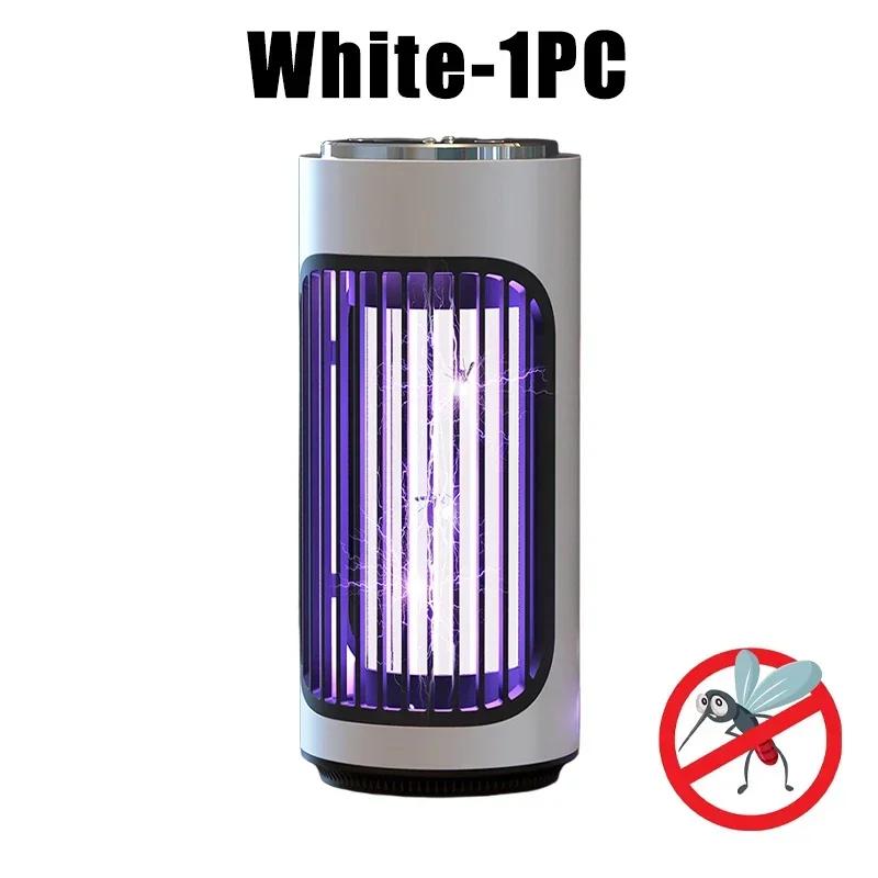 USB Rechargeable Portable Electric Mosquito Killer Lamp 360 Degree Indoor Insect Trap for Home Outdoor Travel Camping Use