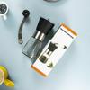 1pc 2025New hand cranked glass coffee grinder, hand cranked coffee grinder, washable ceramic core