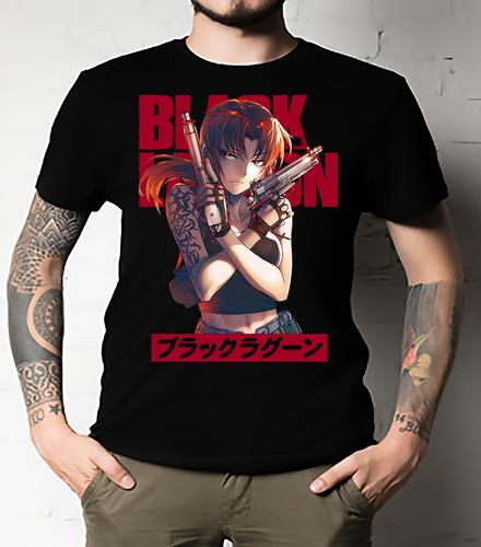 Black Lagoon Revy #5 Graphic T-Shirt Classic Shirt ALL SIZE UNISEX S разноцветный