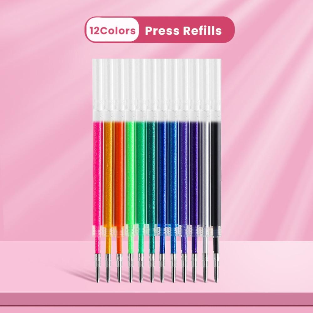 8/12/24/36/48/60 szín 8/12/24/36/48/60 színű fényes kiemelő toll Iskola Iroda