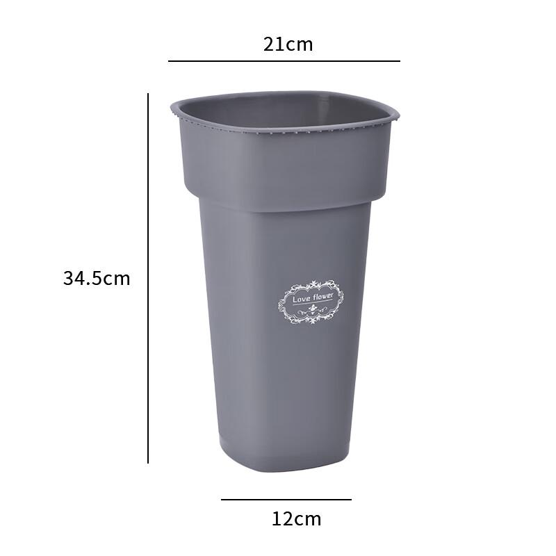 Пластиковое коническое ведро для свежих цветов