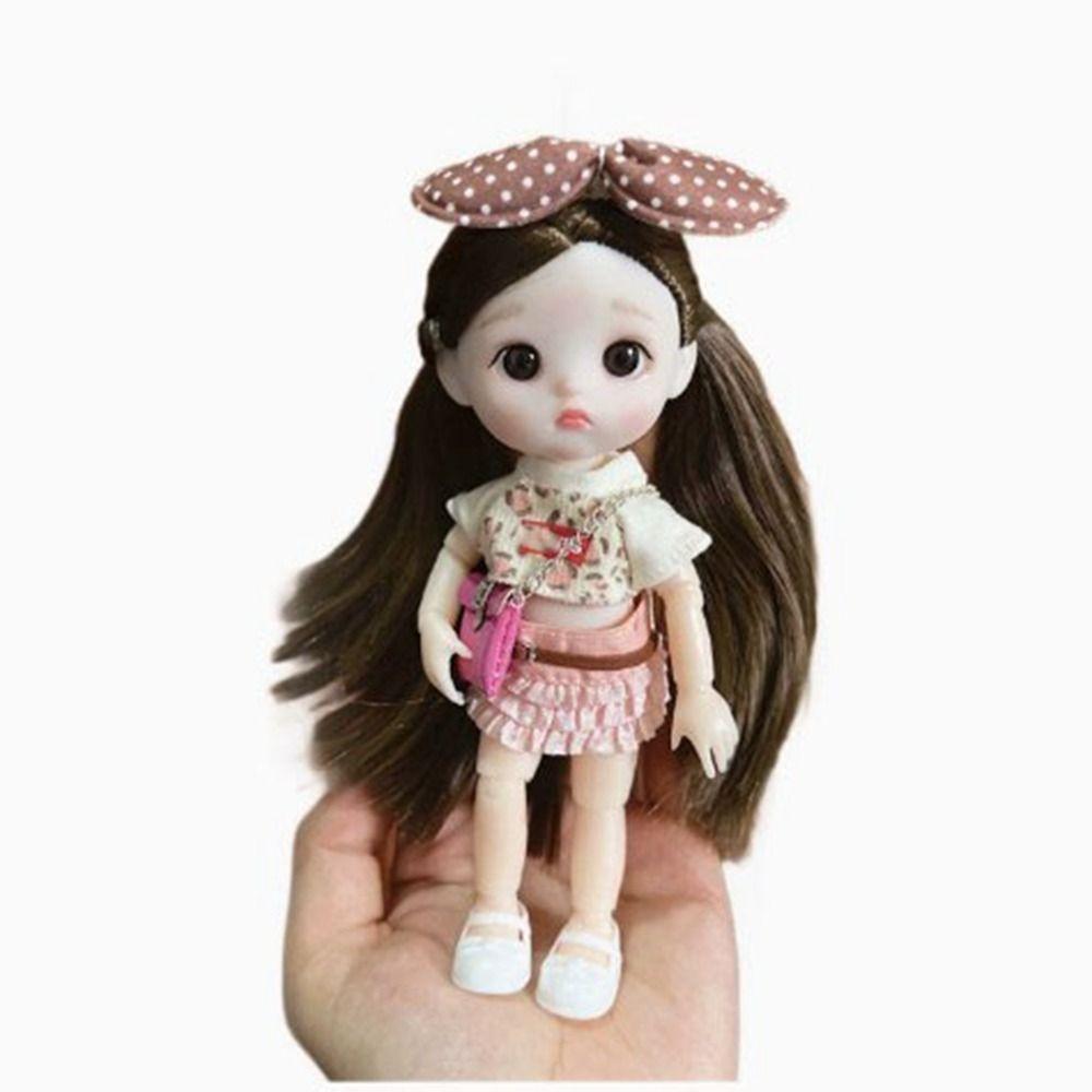 Fashion High-end Dress Up Mini Doll Dresses Skirt Suit High Quality 17cm Doll Clothes