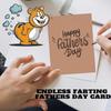 Endless-Farting Father's Day Card,  Funny Prank Fathers Day Card, Father's Day Gifts For Dads Funny Endless-Farting Sound Prank Greeting Card