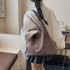 Autumn large-capacity portable commuter bag women's new pu bucket bag simple shoulder armpit bag