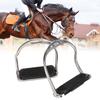 Stainless Steel Horse Stirrup AntiSlip Riding Equestrian Equipment Supplies with Rubber Pad