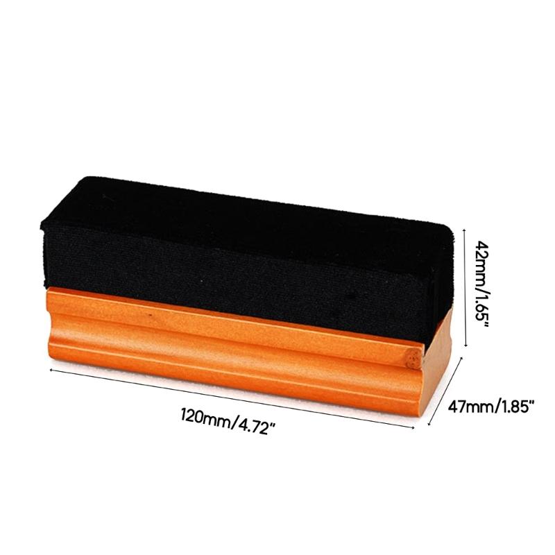 Ultra-Soft Vinyl Record Brush Anti-Static Vinyl Record Cleaner Wood Handle Perfectly Flat Velvet Brush Dust Remover