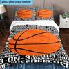 3PCS Basketball Pattern Background 3pcs Bedding,Including 3PCS Duvet Cover And 2pcs Pillowcases Perfect for Christmas,Ideal for Bedroom, Dormitory
