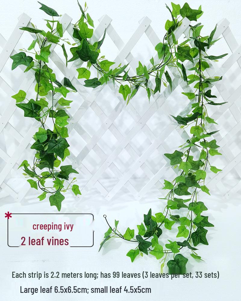 Artificial Red Maple Leaves Pothos Vine: Wall or Ceiling Hanging, Climbing Decorative Greenery