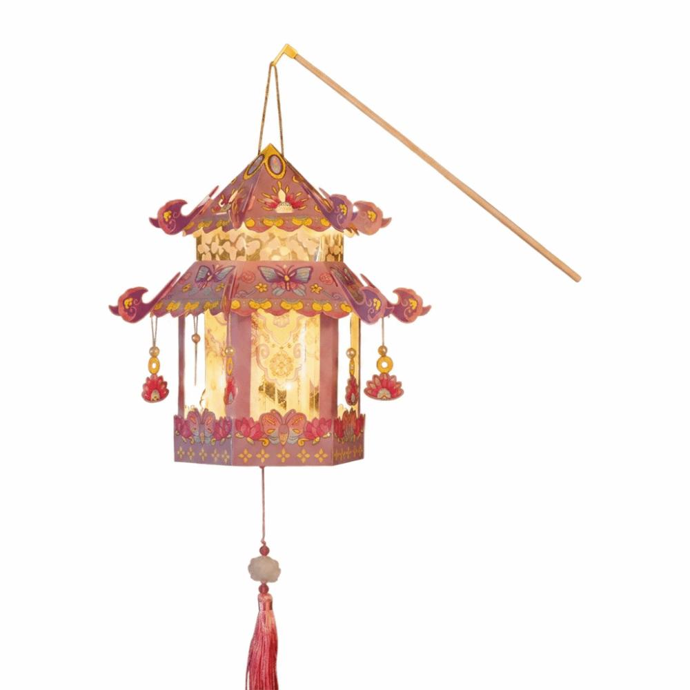 Hand Made Middle Autumn Festival Lantern Paper Handheld Lantern Children Style B