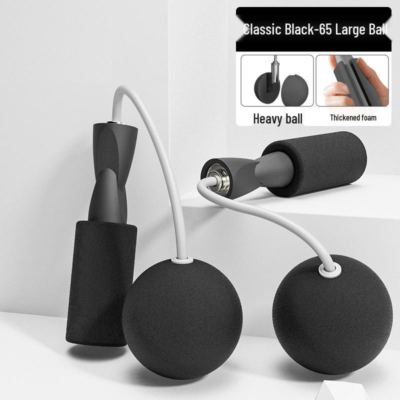 Hot-Selling Dual-Use Jump Rope: Load-Bearing, Ball-Weighted, Corded/Cordless, Silent for Indoor Use