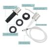 Factory Sell 304 Stainless Steel Sink Soap Dispenser Pump Head with Extension Silicone Tube Kit Liquid Dispenser