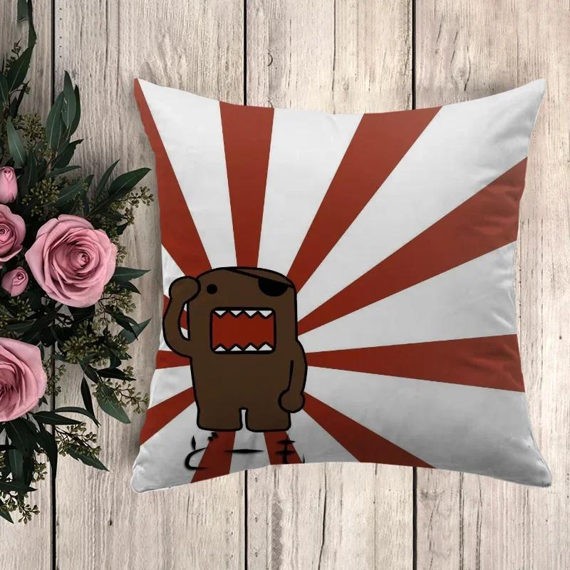 

Anime Pillow Domo Kun Decorative Pillows for Sofa Cushion Covers Pillowcases Pillowcase Cushions Home Decor Pilow Cases 40x40cm рожевий