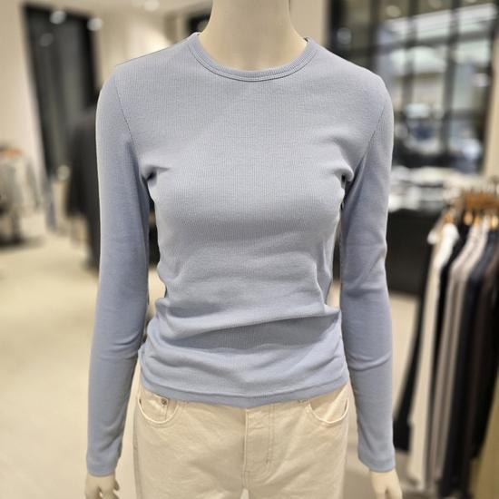 Gio Done Women's Basic Round Neck Slim Fit T-Shirt 36504