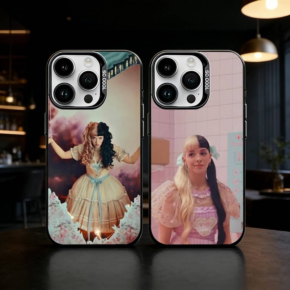 Girl Singer M-Melanie Martinez Phone Case For iPhone 17,16,15,14,13,12,11,Pro Max,Plus Candy Silver Cover