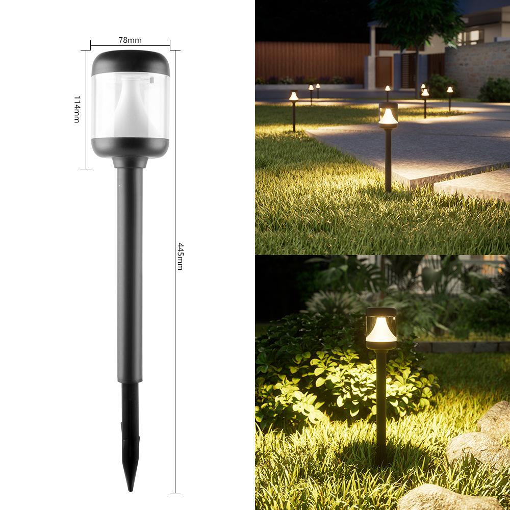 Rainproof Solar Garden Landscape Light for Courtyard and Lawn SG01 Lawn Lamp [Warm Light]