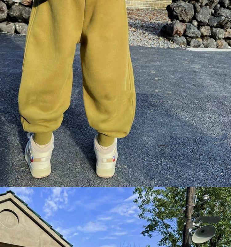2024 New Style Thickened Fleece Lambswool Sweatpants for Kids: Warm Winter Sports Pants for Girls and Boys