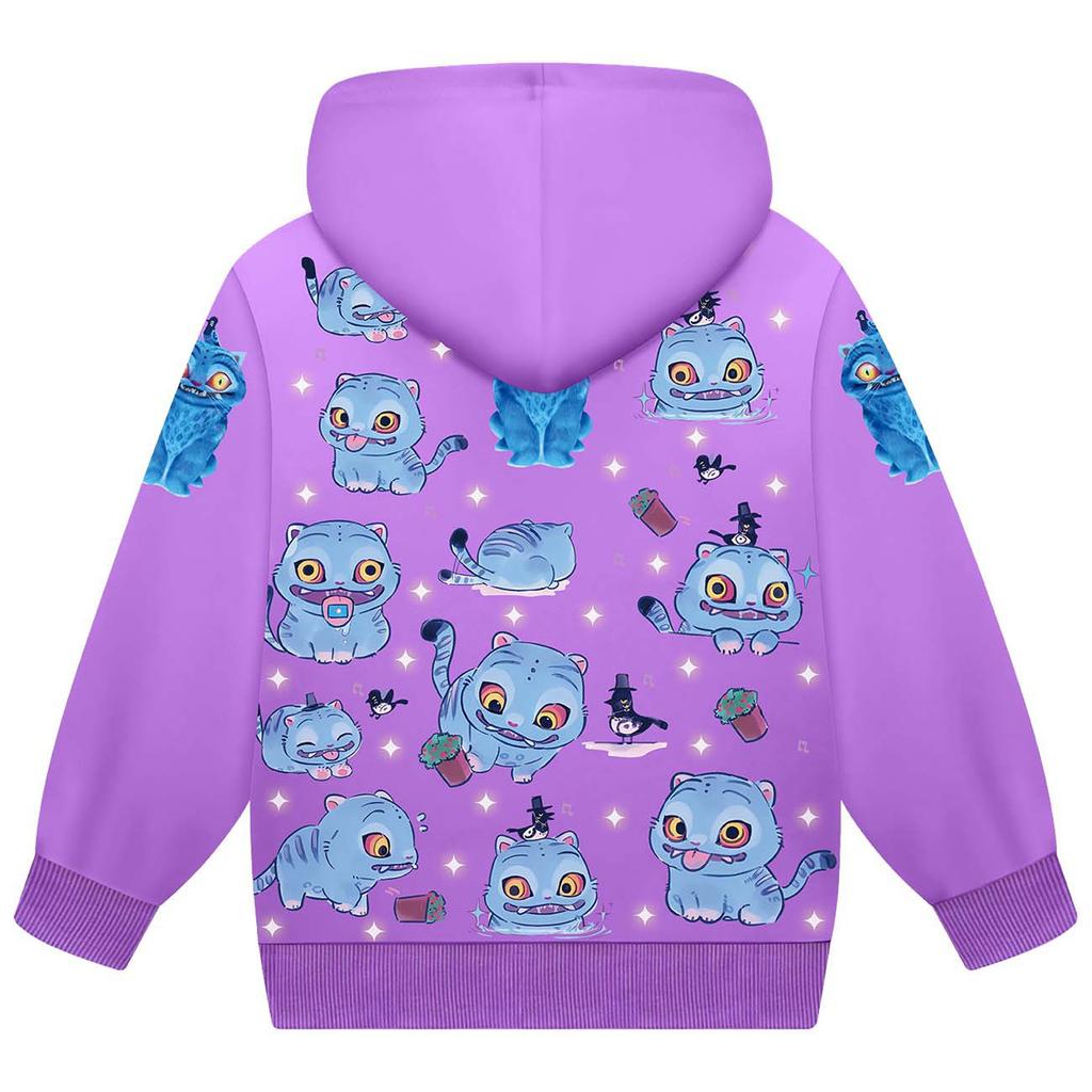 Jenter Gutter Hettegenser Casual Skole Utendørs Sweatshirts For 2-12 År Barn