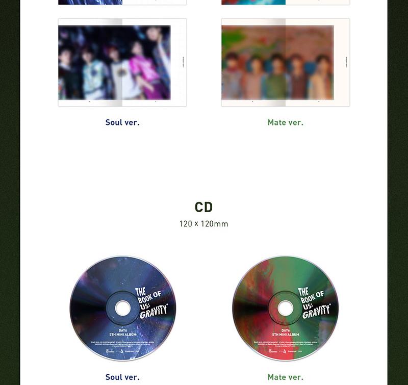 DAY6 [The Book of Us : Gravity] 5th Mini Album (2019)