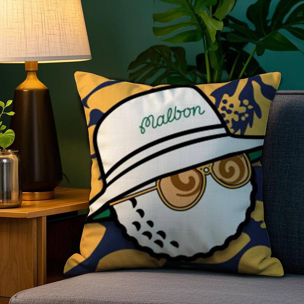 Leisure M-Malbones Golf Pillow Case Plush Fabric Soft Double Sided Print Sofa Cushion Cover Throw Pillow Covers