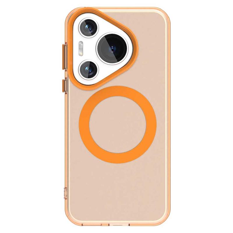 For Huawei Pura 70 Pro Case Cover Pura 70 Pro Capa New Annular Magnetic Matte Clear Wireless Charging Fundas Huawei Pura 70 Pro