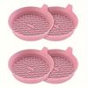 2PCS Silicone Circular Coaster, Silicone Anti Slip and Waterproof Car Coaster, Car Anti Slip Silicone Coaster