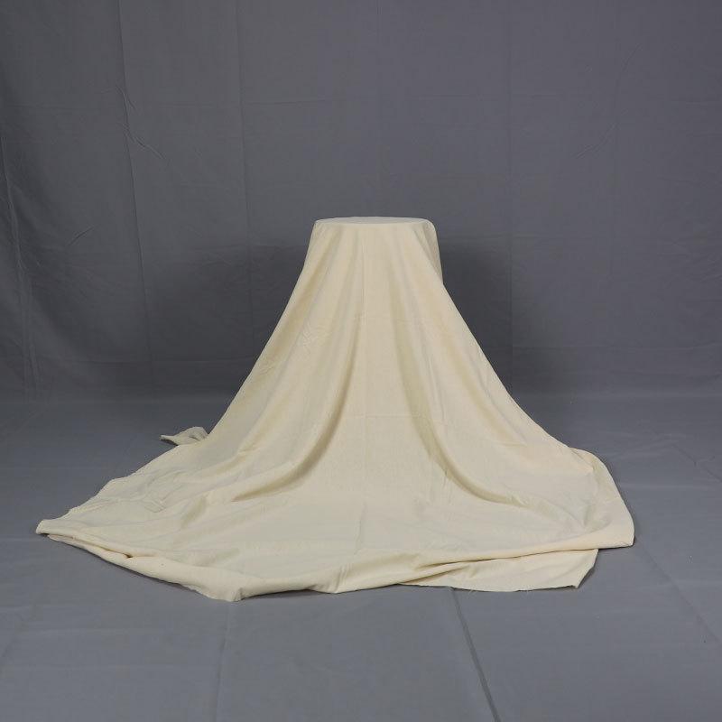 Retro Cream Wedding Gauze Curtain for Events