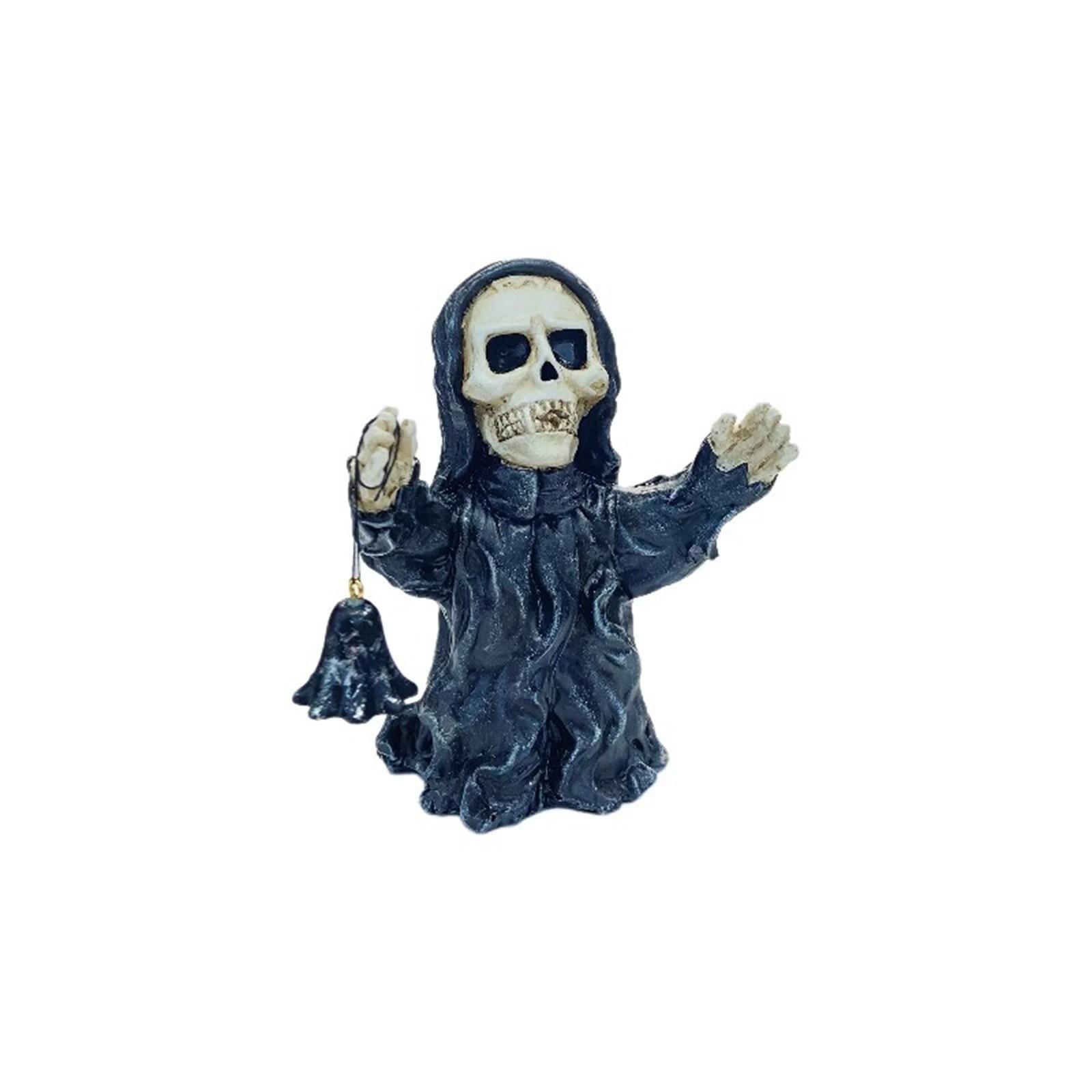 

Halloween Ornaments Decorations Specter Cranium Resin Crafts Specter Festival Party Desktop Ornaments One Size чёрный