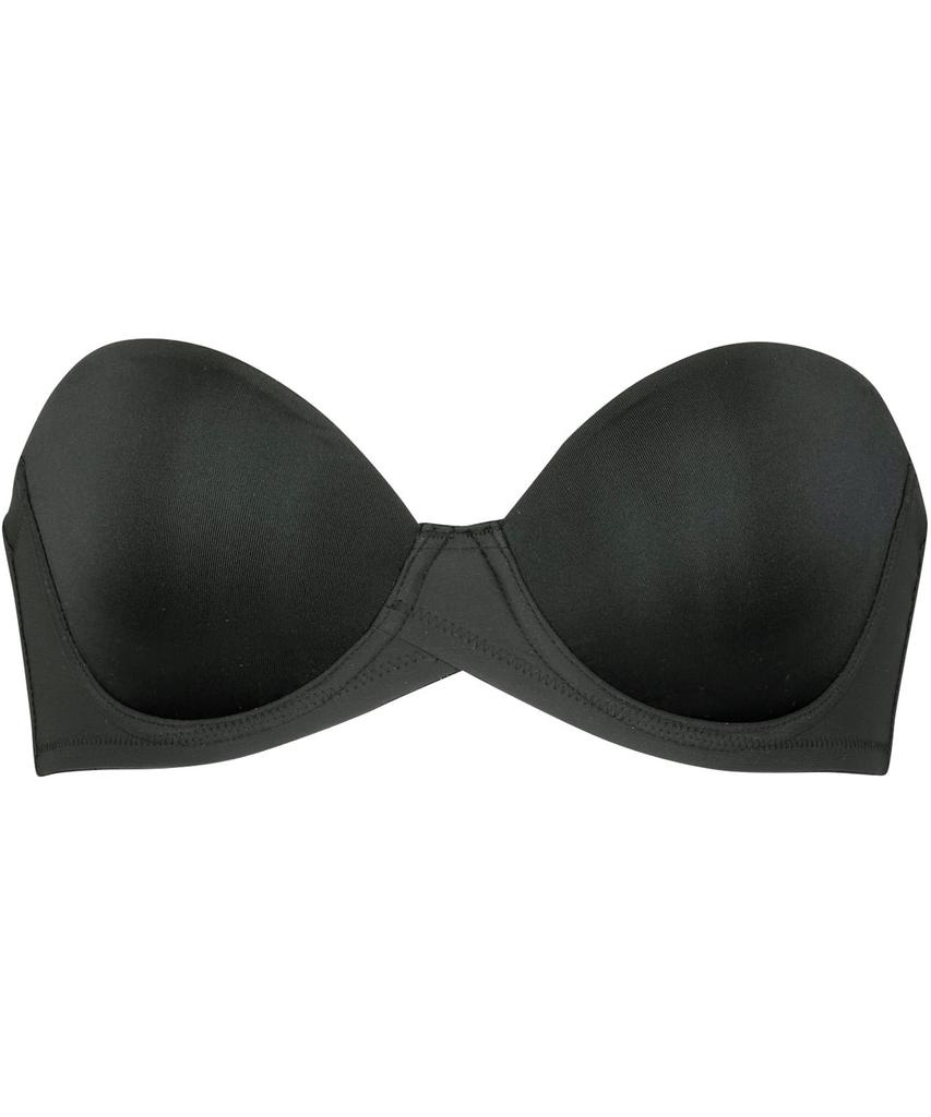 Wacoal EverChic Seamless Molded Mesh Material Inner Bra BRB694 BL B75 T-Shirt Bra, Strapless, Cups, (Cup Side),