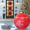 24 Inch Light Up PVC Inflatable Christmas Ball Large Outdoor Decorated Ball with Lights Christmas Decorations Ball Holiday Decor