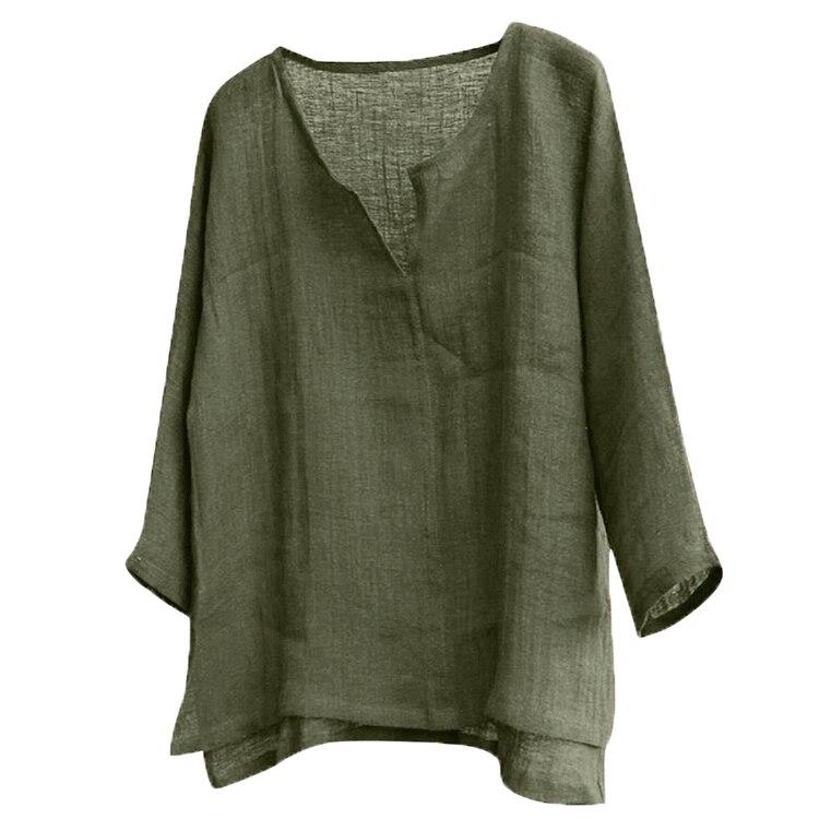 Neue männer Sommer Frühling Lange Ärmel Lose Hemd Einfarbig Casual Langarm Cooles Hemd Vn-eck Tops Größe s-5XL