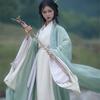 Charming Women's Suit Hanfu Set with Chinese Wei Jin Dynasty Style