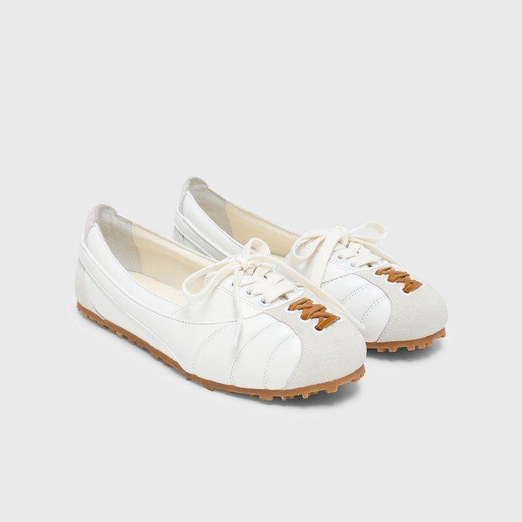 

2025 new shallow lace-up single shoes women s red ultra-light soft thin-soled casual sports shoes ballet shoes women 35