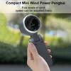 Portable Handheld Fan Adjustable Mini Fan Hair Dryer, 5-speed Bladeless Folding Handheld Fan with Digital Display Screen