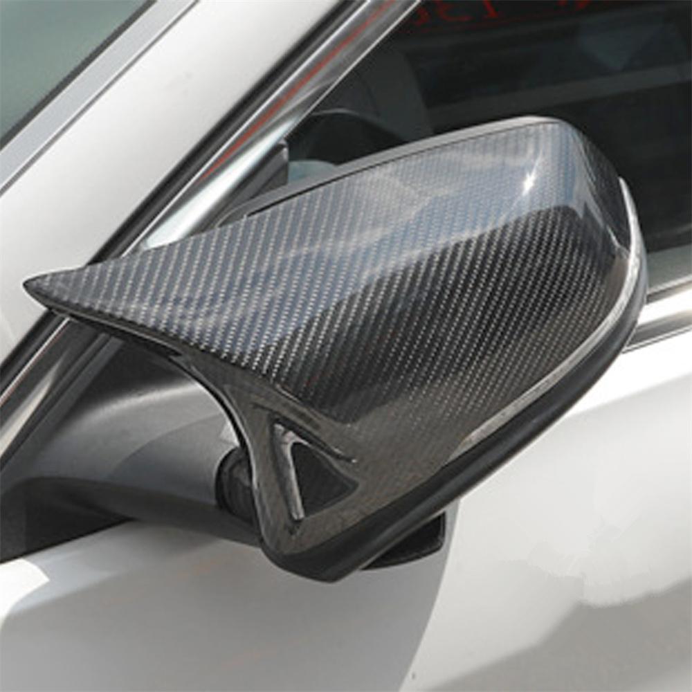 Carbon Fiber Replacement Mirror Cover Cap For Toyota Supra A90 M Style 2020-2024