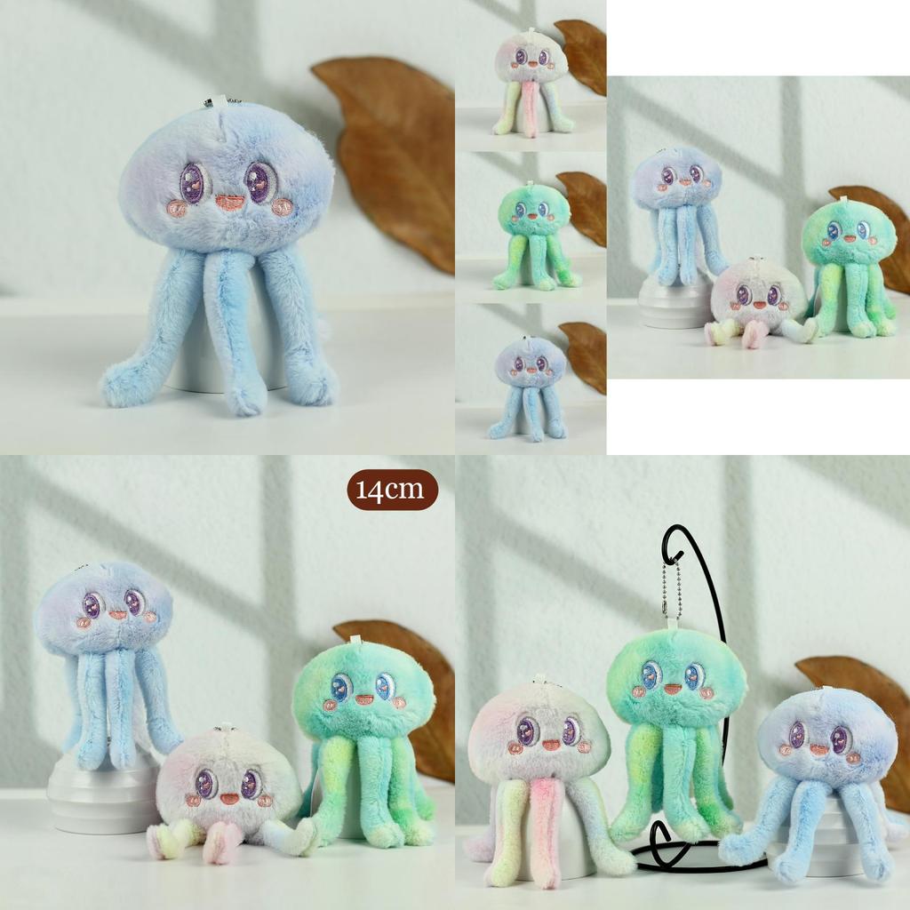 Adorable Creative Plush Octopus Keychain Soft Stuffed Animal Toy For Kids And Adults