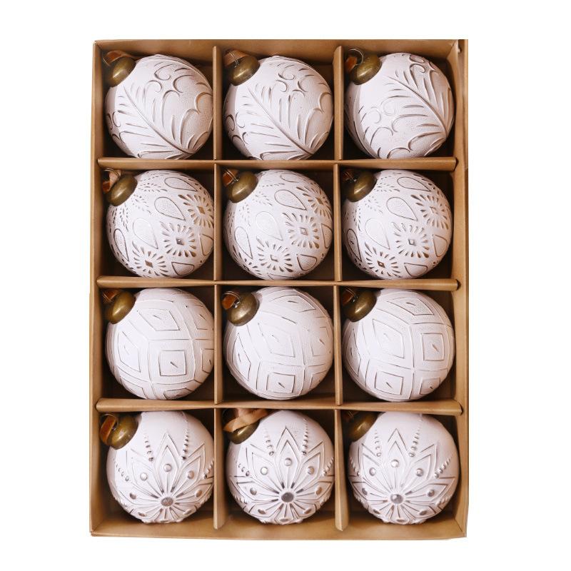 Christmas Ball Ornaments Lightweight Christmas Tree Decoration Vintage Christmas Balls Plastic Holiday Ornament Set For Window