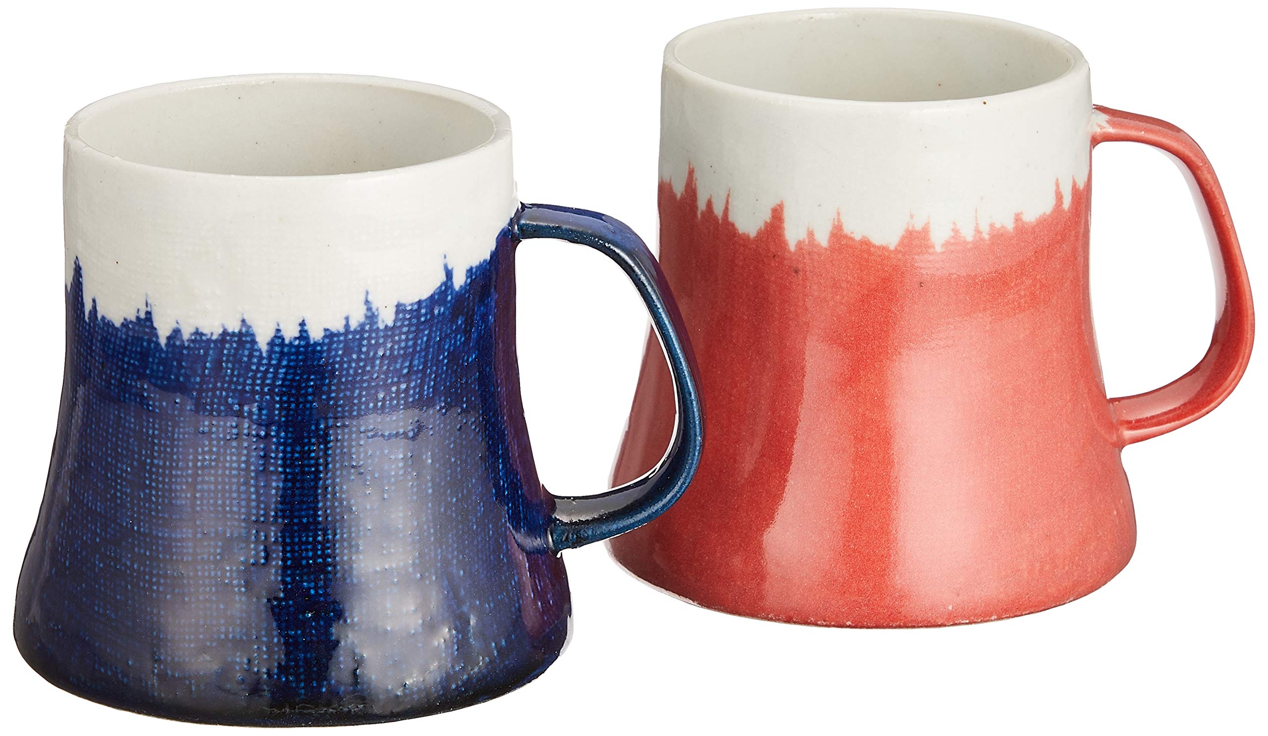 

Yamani Boxed Set of 2 Fuji Mug Blue Fuji Red Fuji Gift Set 4817134 Mt. &